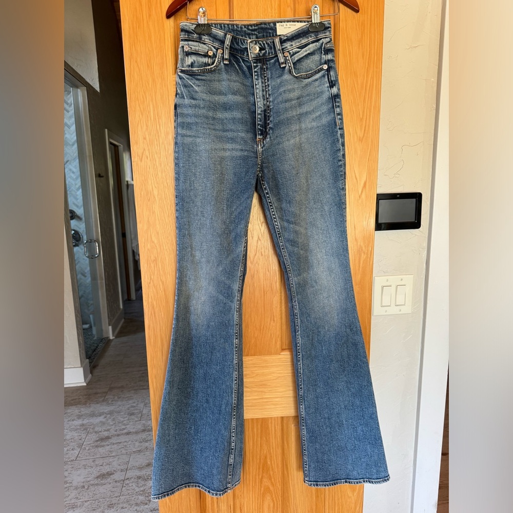 Rag & Bone Casey High Rise Flare